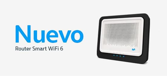 The new Movistar Smart WiFi 6 Router is now available %
