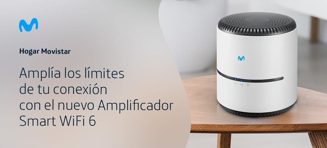 Movistar lanza el Amplificador Smart WiFi 6 que aumenta la velocidad de conexión y mejora la cobertura del hogar