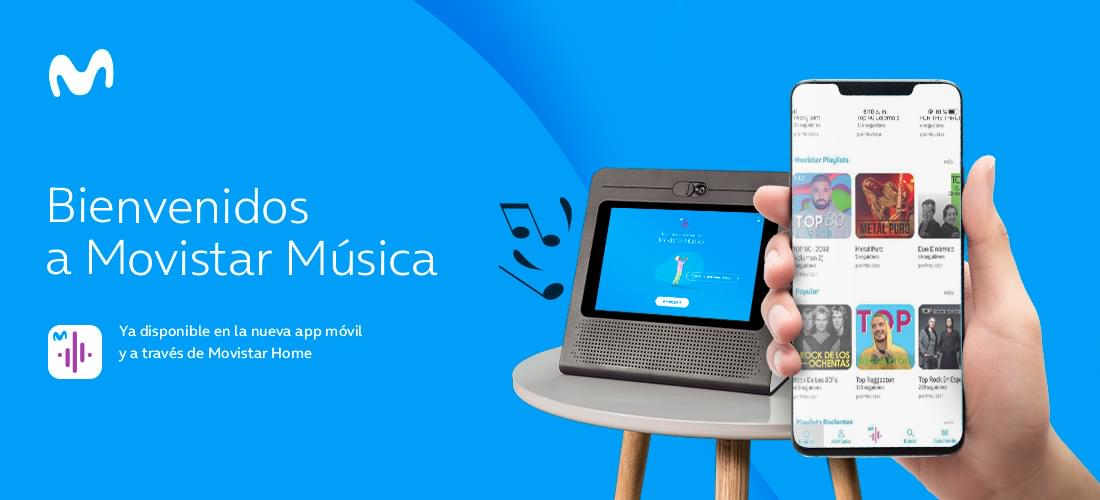 The music streaming service Movistar Música is now available in Spain